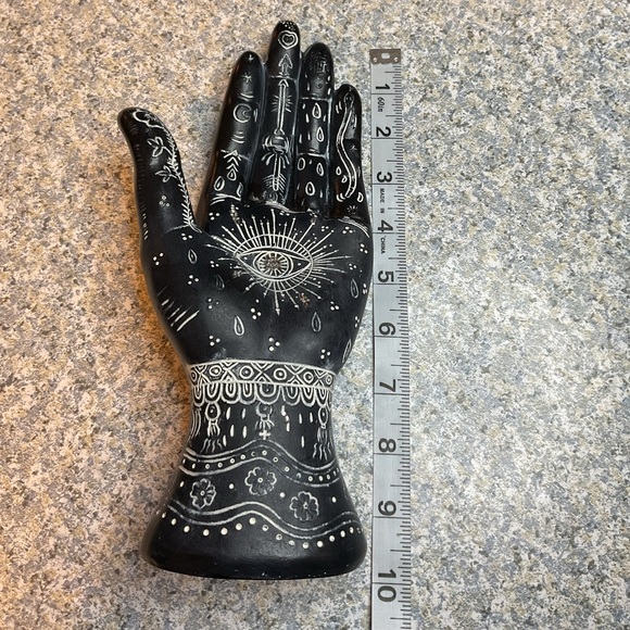 Home Decoration Hand Hamsa Evil Eye Decor Astrology Spiritual Art Sculpture Home - Picture 2 of 9